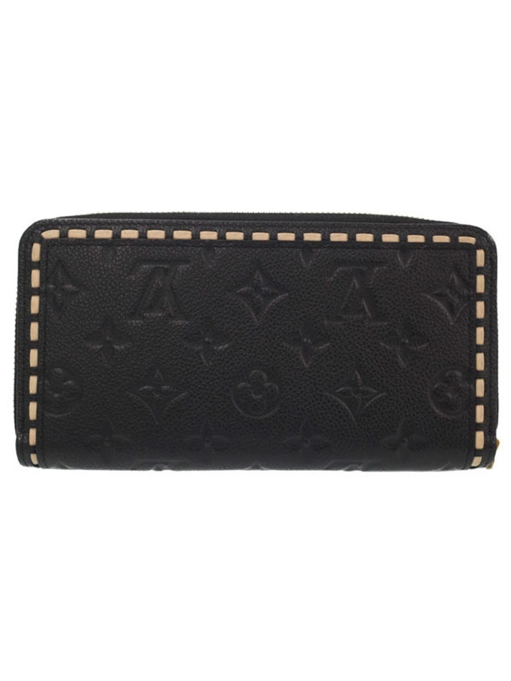 Louis Vuitton Monogram Long Wallet Empreinte Round Zipper Zippy Brown